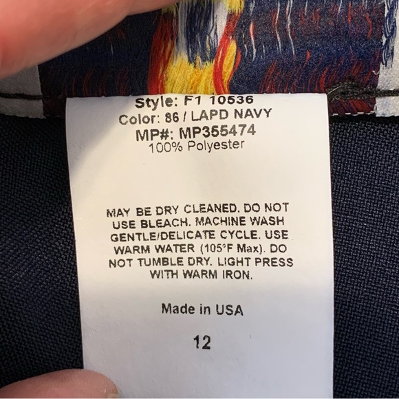 NWOT Flying Cross Elegant Navy Blue Women's Skirt - Picture 9 of 9